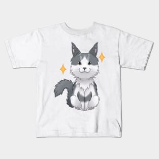 Maine Coon bicolor Kids T-Shirt